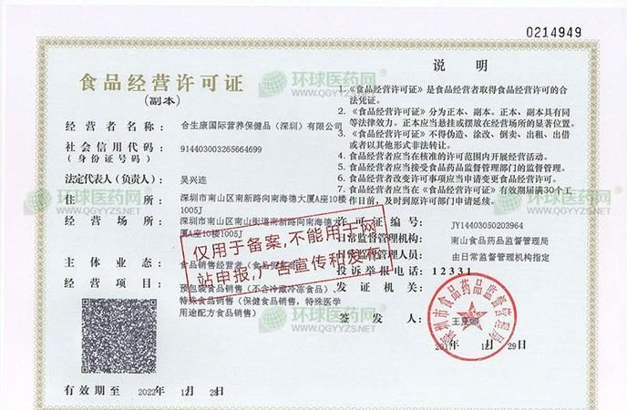 办理保健品经营许可证需要什么材料