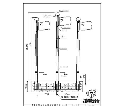 五星红旗旗杆标准高度多少米