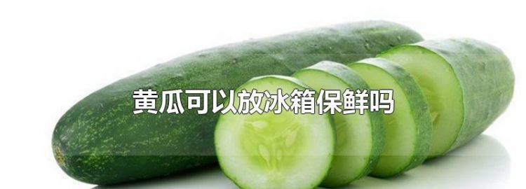 黄瓜切开后可以在冰箱存放多久