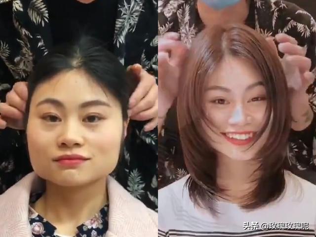 适合方脸又减龄的发型（适合方脸妹子的几款发型）(9)