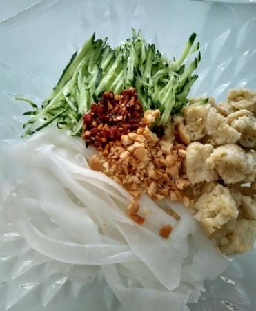 凉皮制作过程