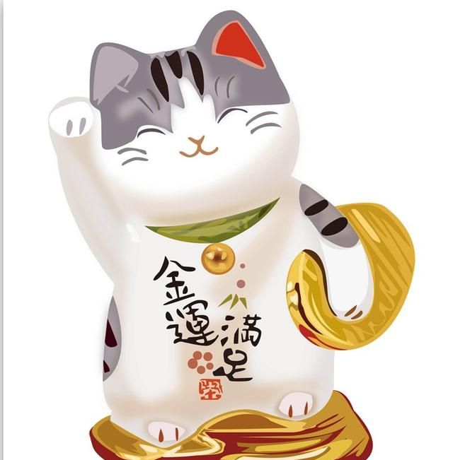 招财猫举左手什么意思,招财猫举左手和举右手分别代表什么?图2