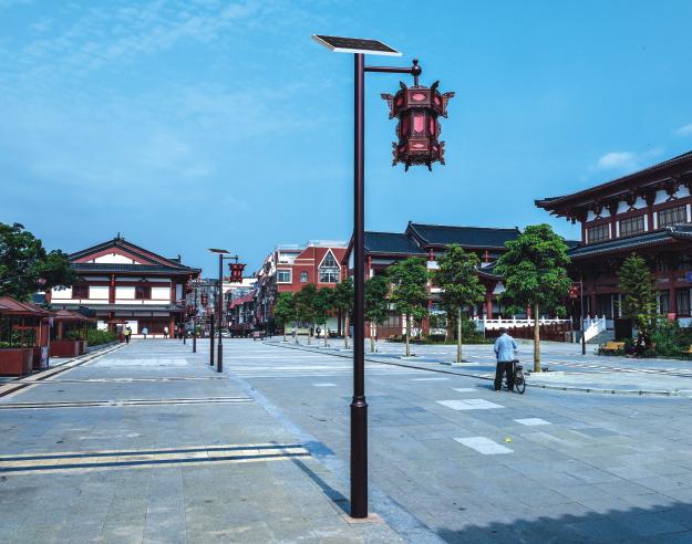 太阳能灯庭院灯安装全过程（太阳能庭院灯的工作原理和特点）(7)