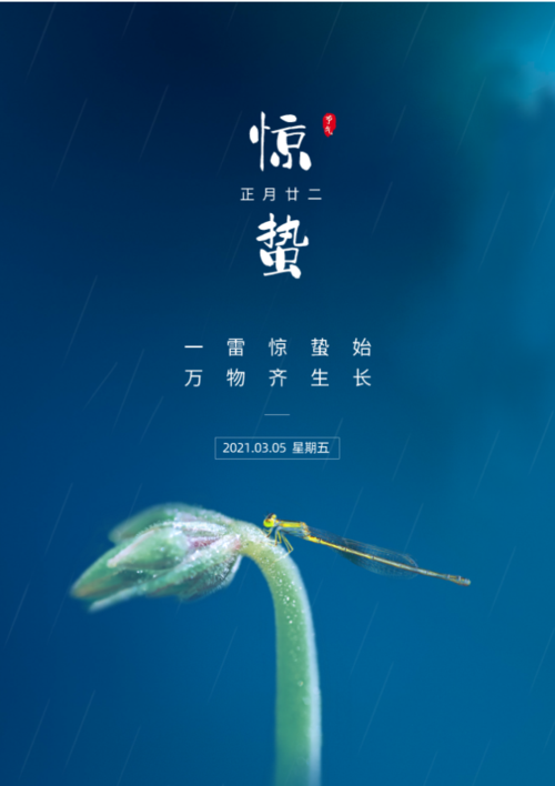 惊蛰的标语