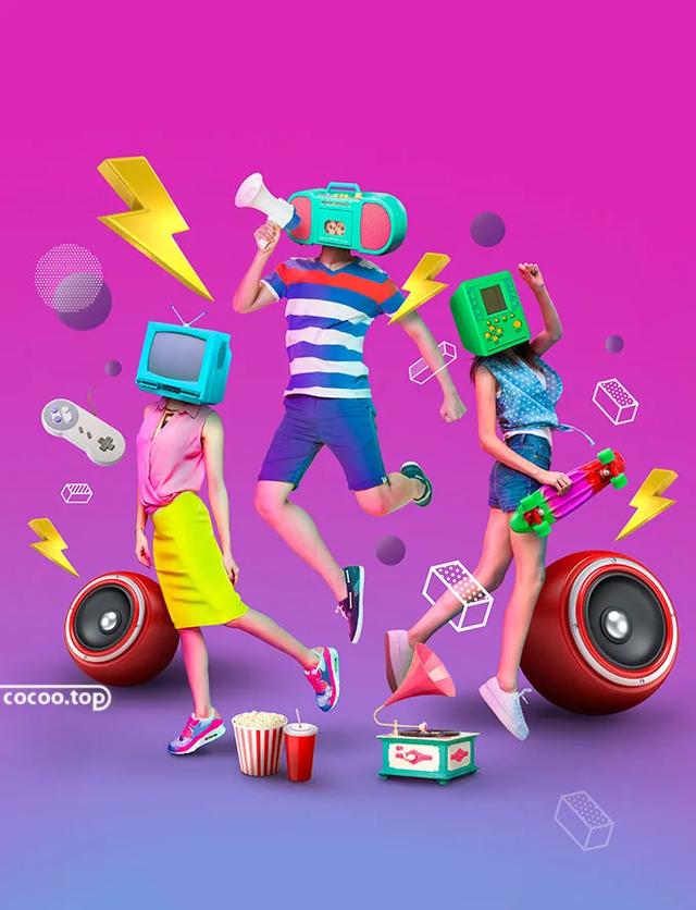 点线面复杂构成创意图（玩转点线面就够用啦）(1)