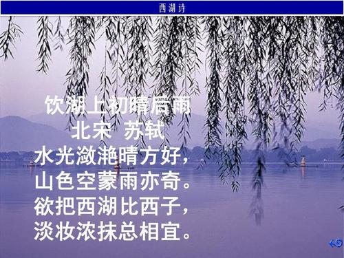 有关西湖的古诗（描写西湖的诗句有哪些）