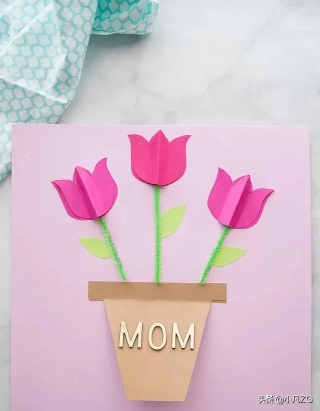 母亲节贺卡制作简单的方法(这样做的贺卡最有创意和心意)(19)