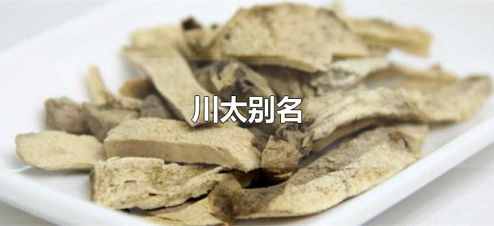 川太别名 川太别名