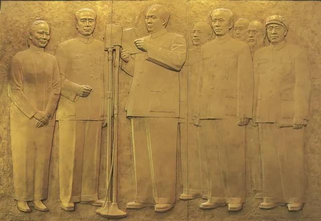 开国大典油画历史场景（你见过多少不同的美术作品）(7)